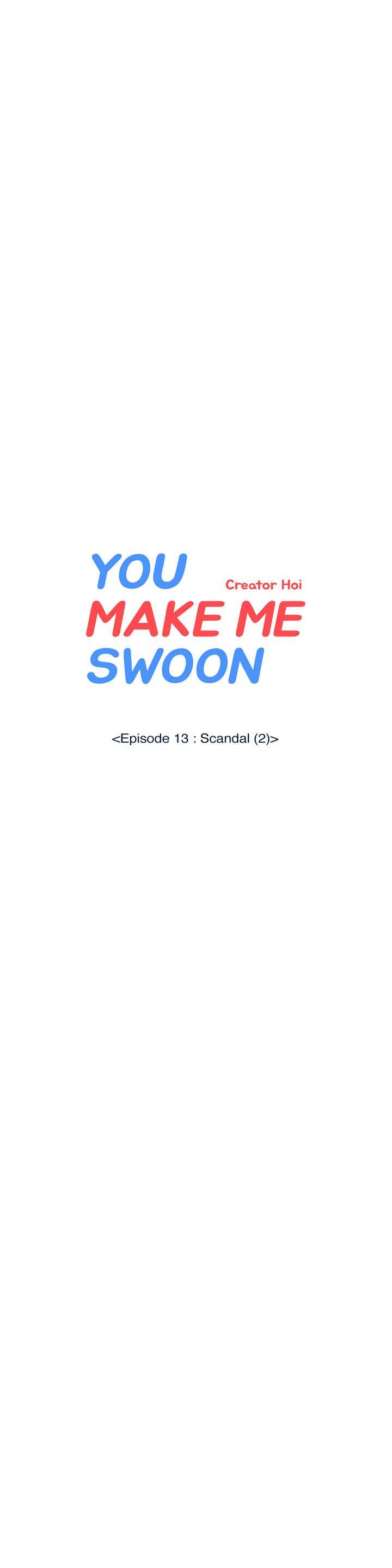 You Make Me Swoon Chapter 13 image 1