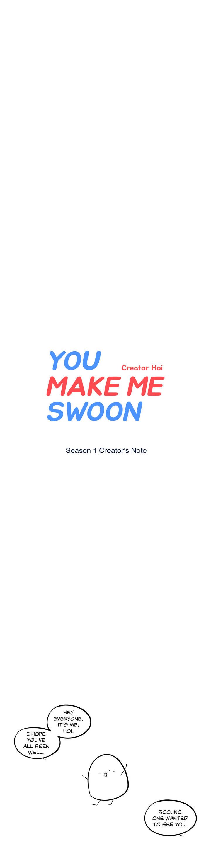 You Make Me Swoon Chapter 40.5 - Season 1 Epilogue image 0