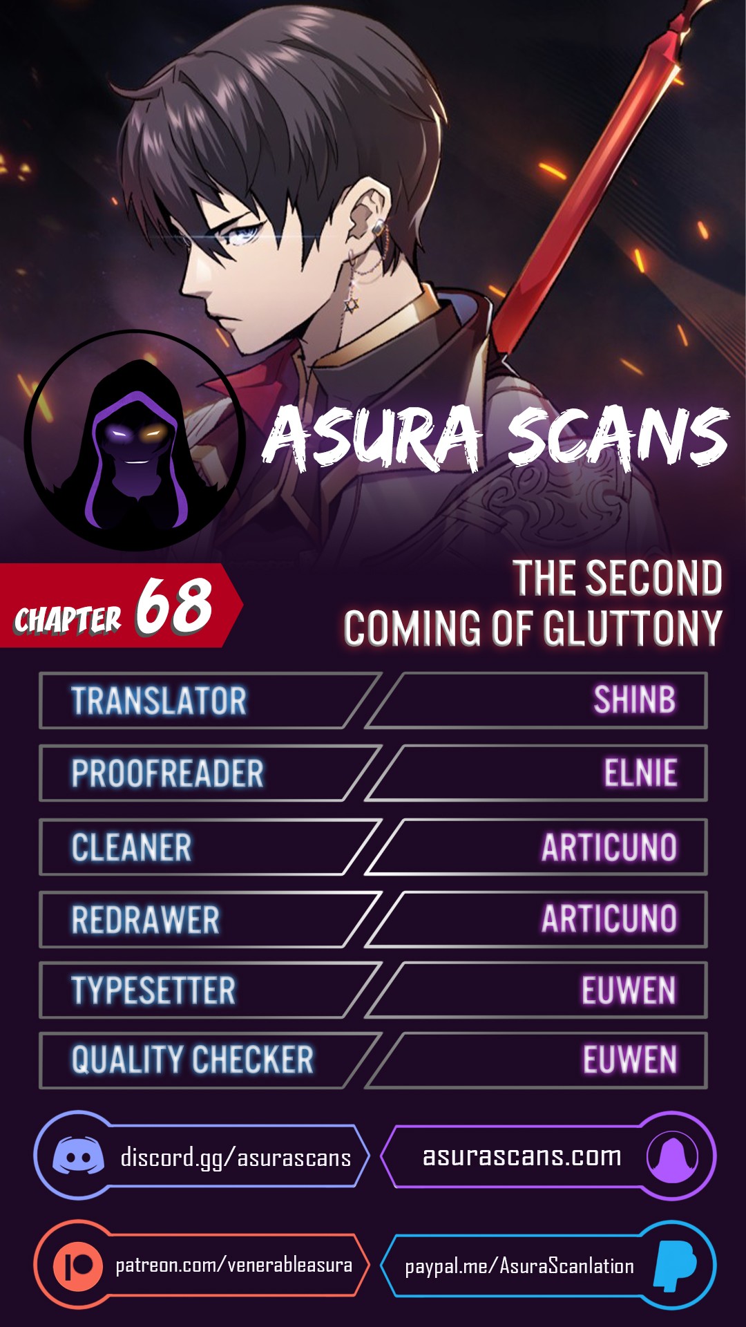 The Second Coming of Gluttony Chapter 68 image 0