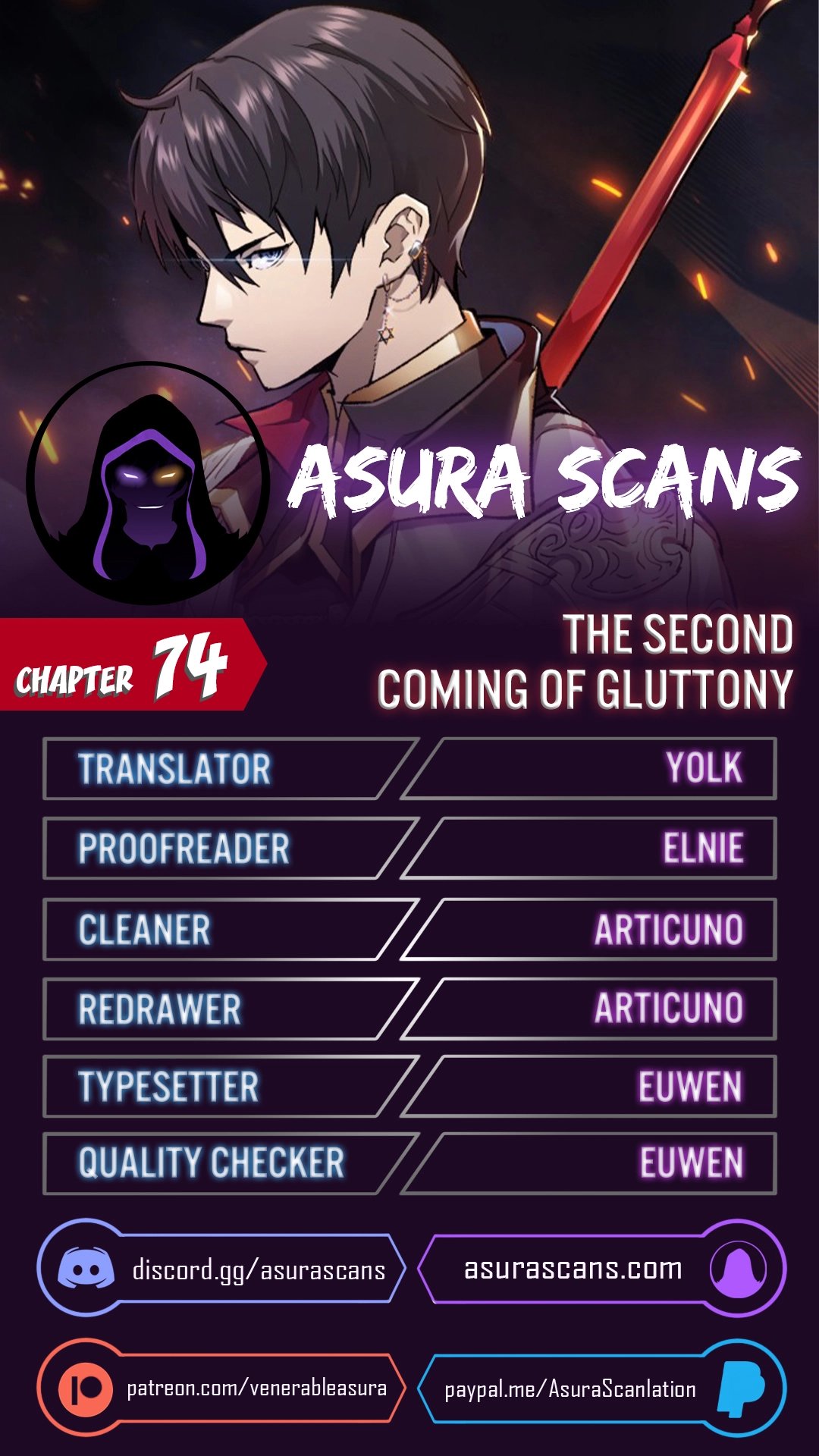 The Second Coming of Gluttony Chapter 74 image 0