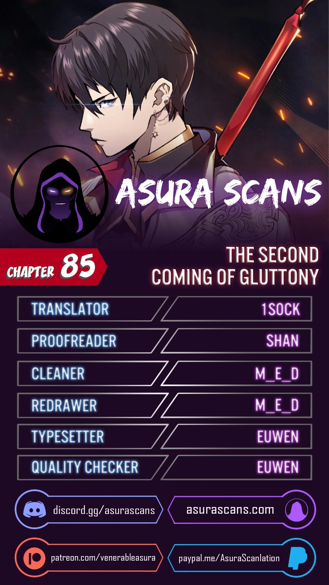 The Second Coming of Gluttony Chapter 85 image 0