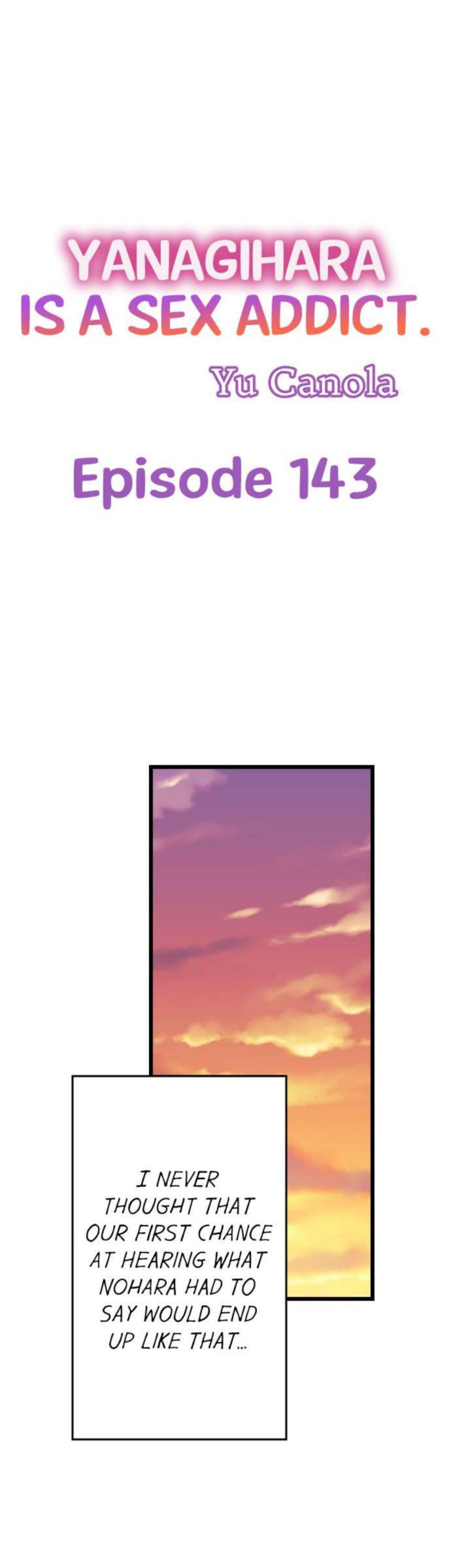 Yanagihara Is a Sex Addict Chapter 143 image 0