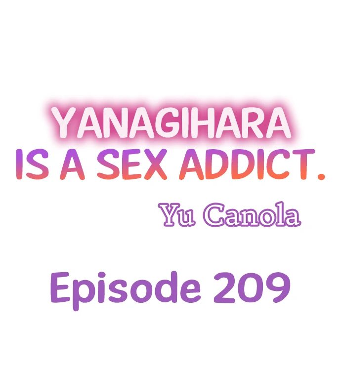 Yanagihara Is a Sex Addict Chapter 209 image 0