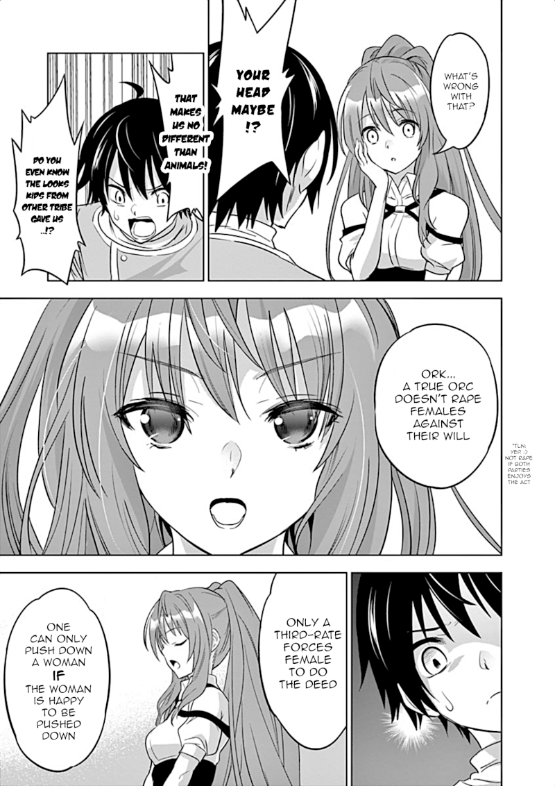 Shijou Saikyou Orc-san no Tanoshii Tanetsuke Harem Zukuri Chapter 1 image 21