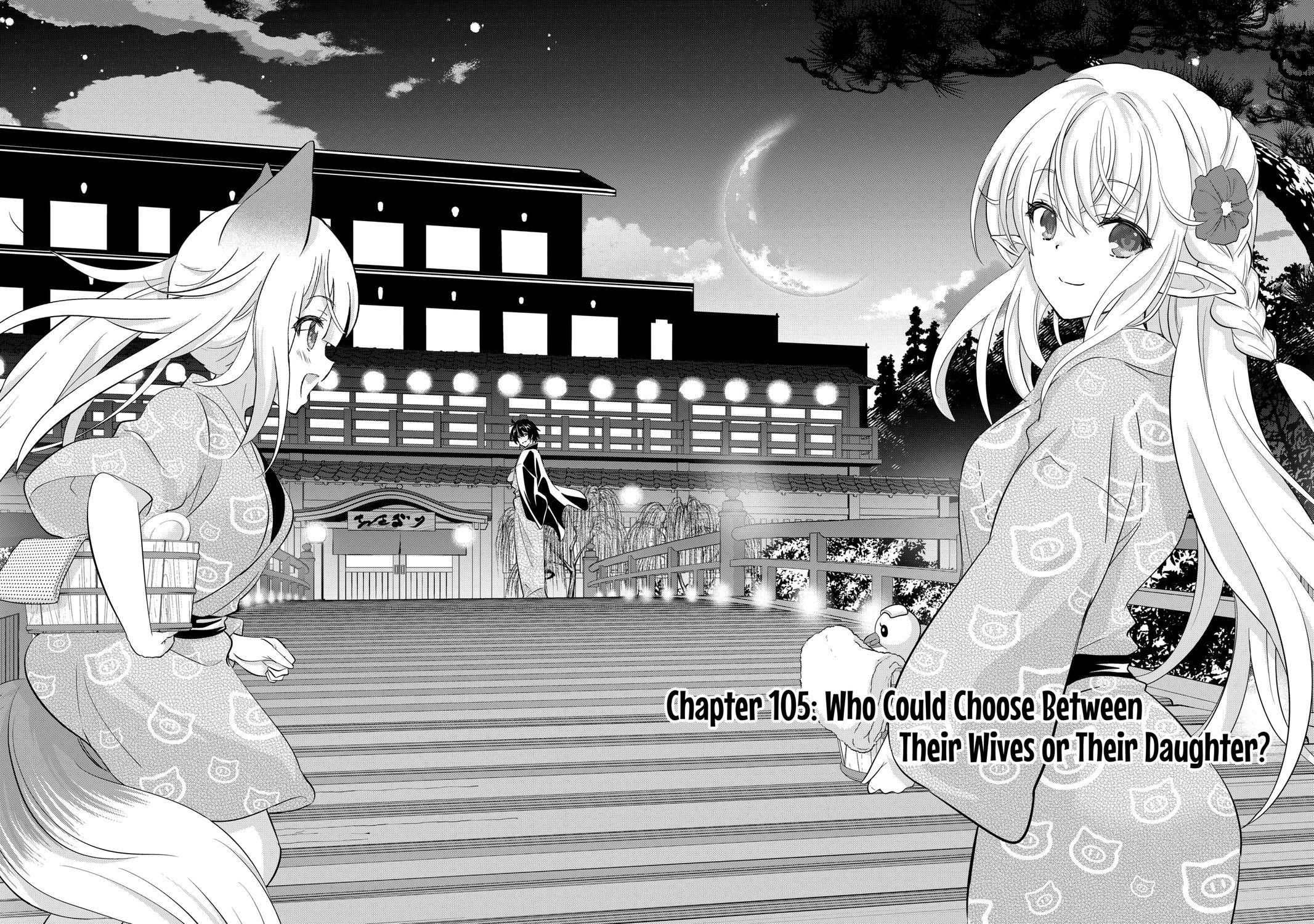 Shijou Saikyou Orc-san no Tanoshii Tanetsuke Harem Zukuri Chapter 105 image 1