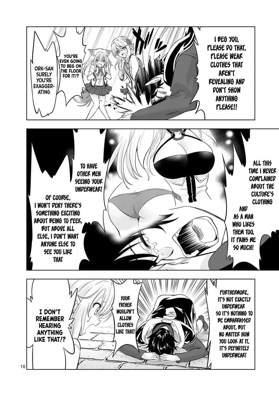 Shijou Saikyou Orc-san no Tanoshii Tanetsuke Harem Zukuri Chapter 113.1 image 9