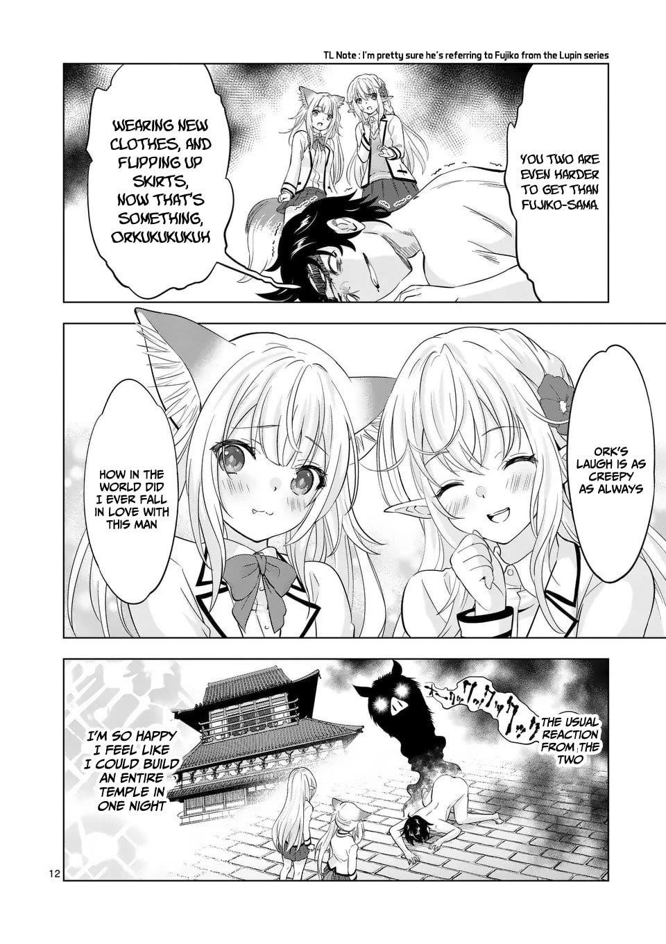 Shijou Saikyou Orc-san no Tanoshii Tanetsuke Harem Zukuri Chapter 113.1 image 11