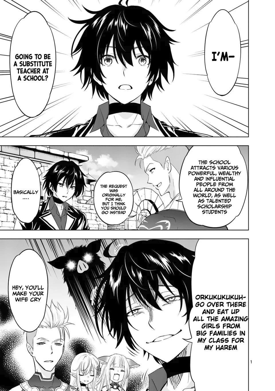 Shijou Saikyou Orc-san no Tanoshii Tanetsuke Harem Zukuri Chapter 113.1 image 1
