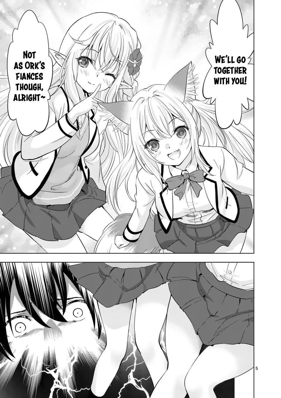 Shijou Saikyou Orc-san no Tanoshii Tanetsuke Harem Zukuri Chapter 113.1 image 4