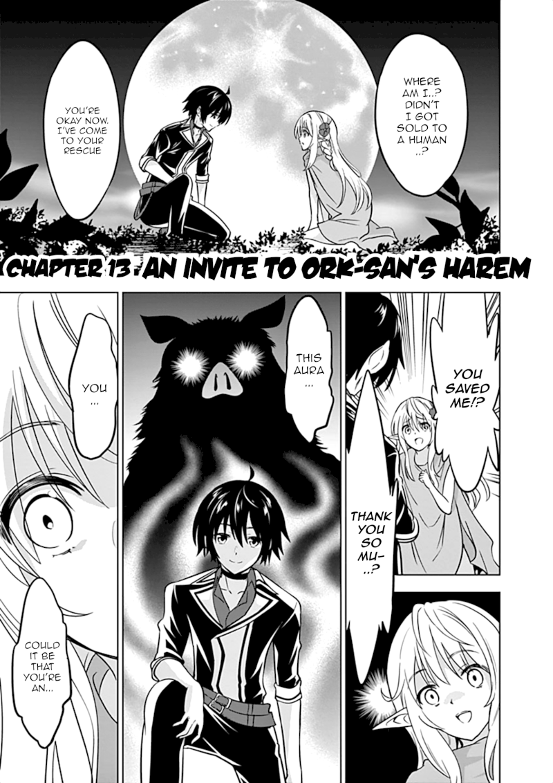 Shijou Saikyou Orc-san no Tanoshii Tanetsuke Harem Zukuri Chapter 13 image 1