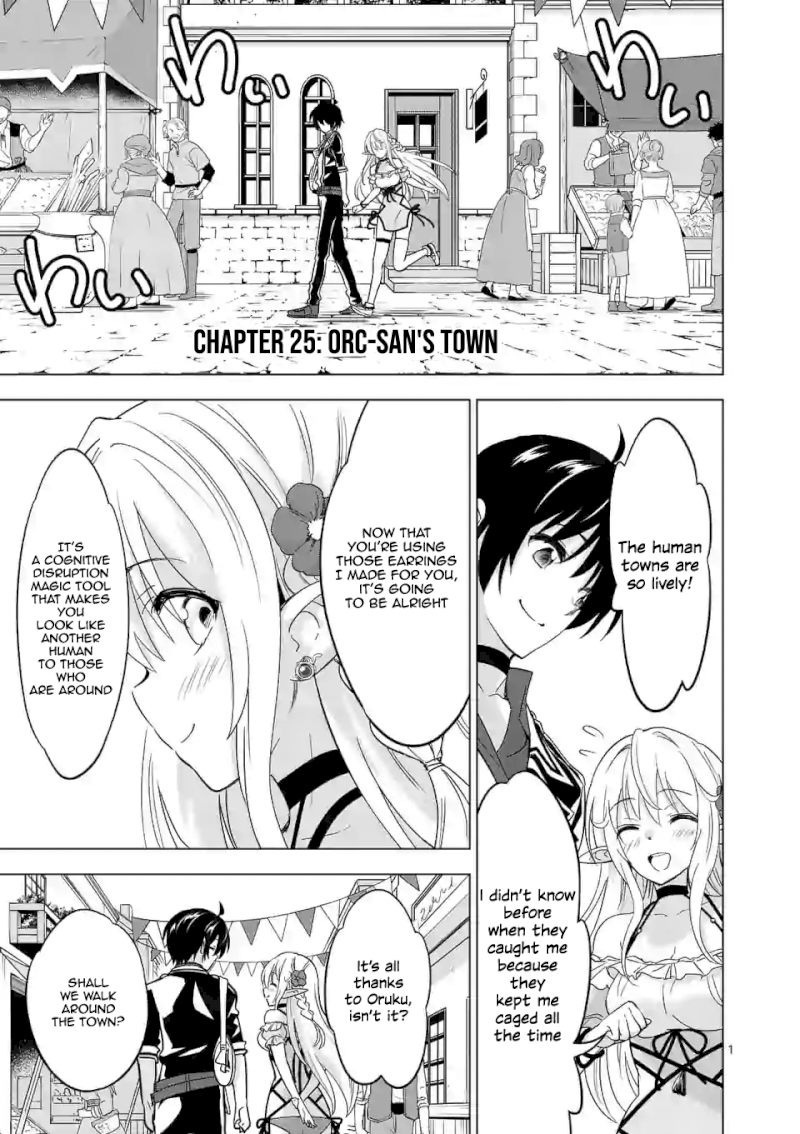 Shijou Saikyou Orc-san no Tanoshii Tanetsuke Harem Zukuri Chapter 25 image 1