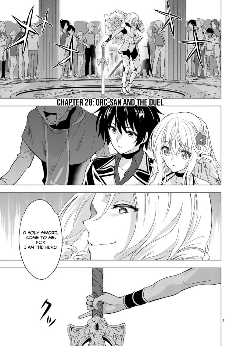Shijou Saikyou Orc-san no Tanoshii Tanetsuke Harem Zukuri Chapter 28 image 1