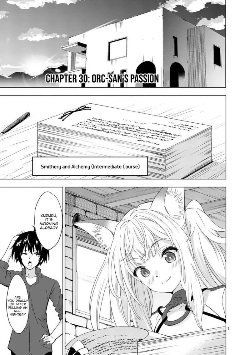 Shijou Saikyou Orc-san no Tanoshii Tanetsuke Harem Zukuri Chapter 30 image 1