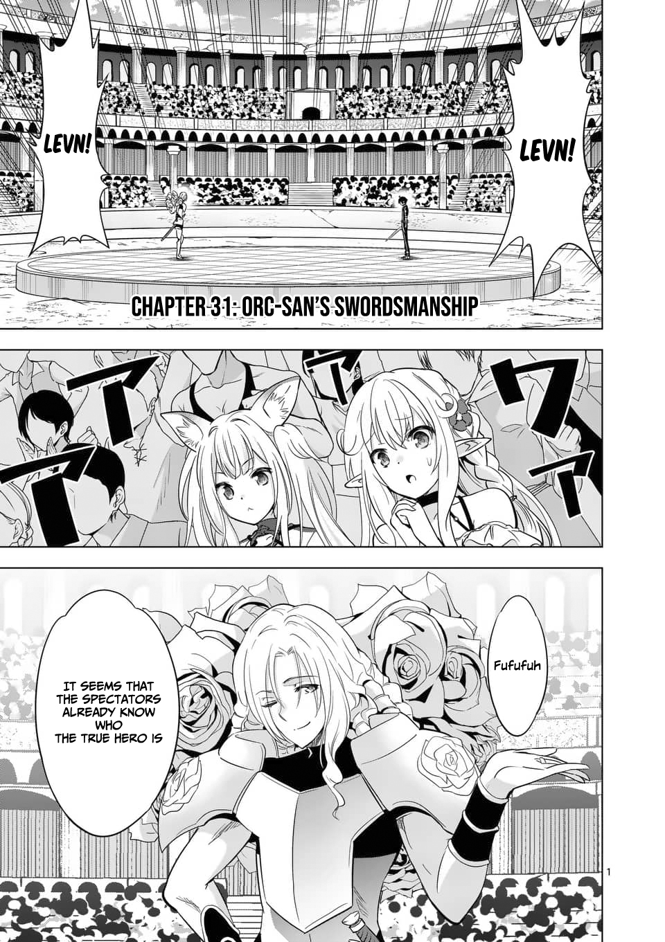 Shijou Saikyou Orc-san no Tanoshii Tanetsuke Harem Zukuri Chapter 31 image 1