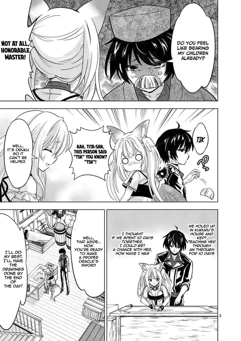 Shijou Saikyou Orc-san no Tanoshii Tanetsuke Harem Zukuri Chapter 34 image 3