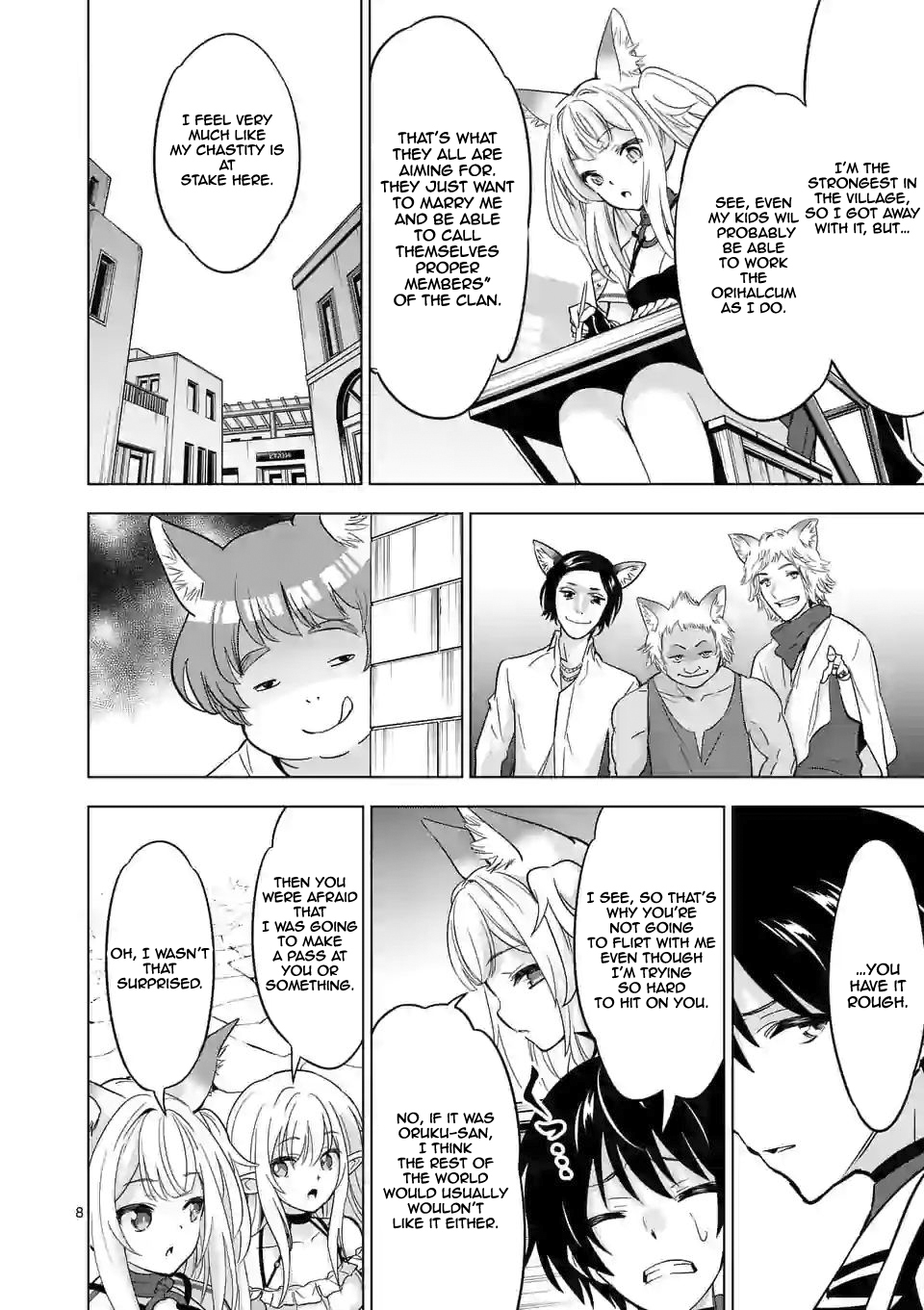 Shijou Saikyou Orc-san no Tanoshii Tanetsuke Harem Zukuri Chapter 34 image 8
