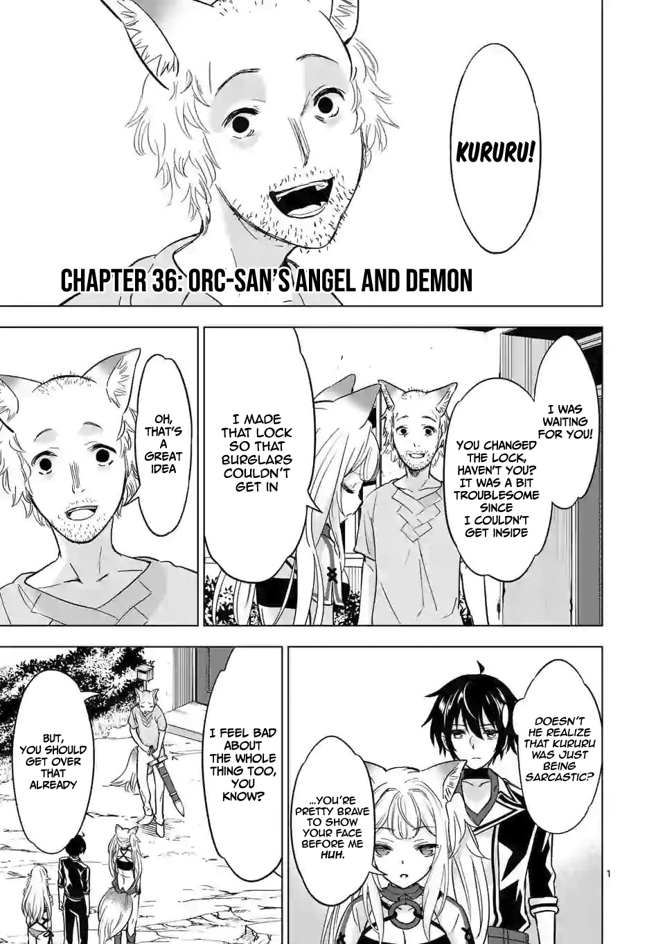 Shijou Saikyou Orc-san no Tanoshii Tanetsuke Harem Zukuri Chapter 36.1 image 1
