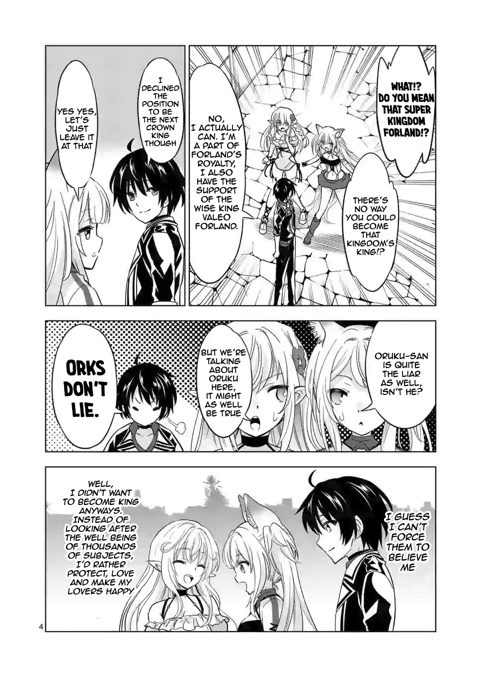 Shijou Saikyou Orc-san no Tanoshii Tanetsuke Harem Zukuri Chapter 41.1 image 4