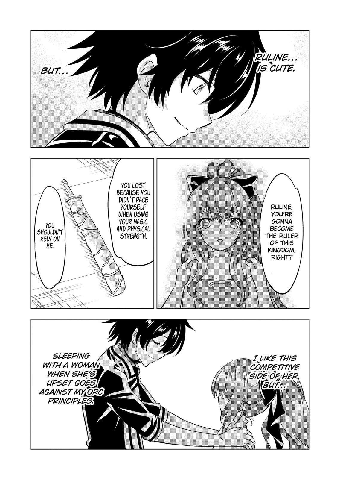 Shijou Saikyou Orc-san no Tanoshii Tanetsuke Harem Zukuri Chapter 88.1 image 4
