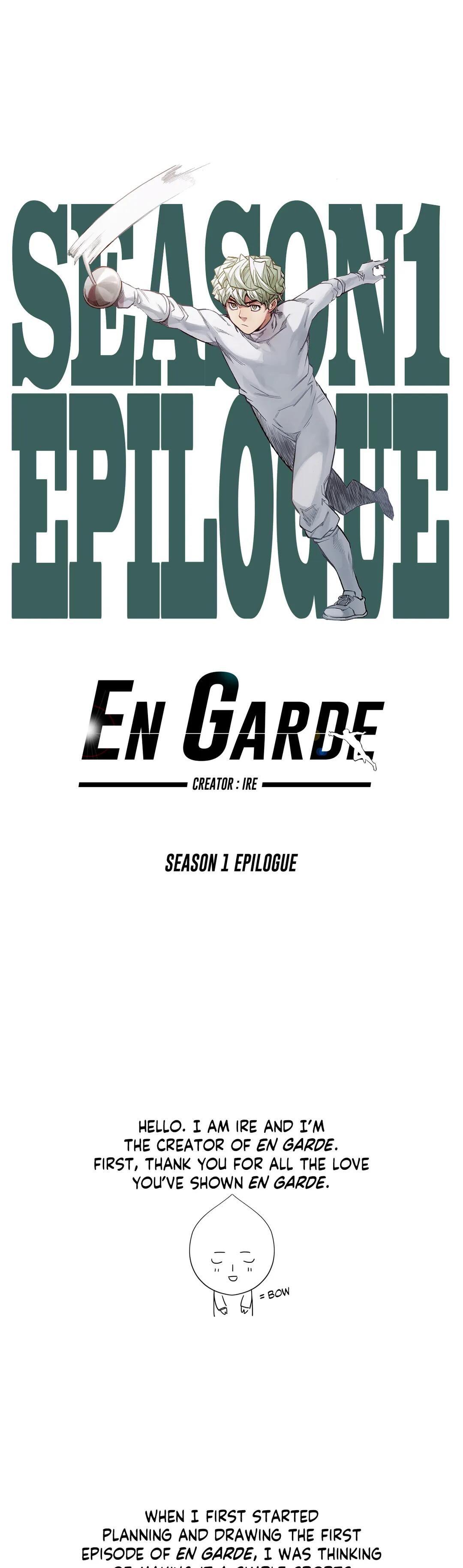 En Garde Chapter 47.5 - Epilogue: Season 1 Creator's Note image 0