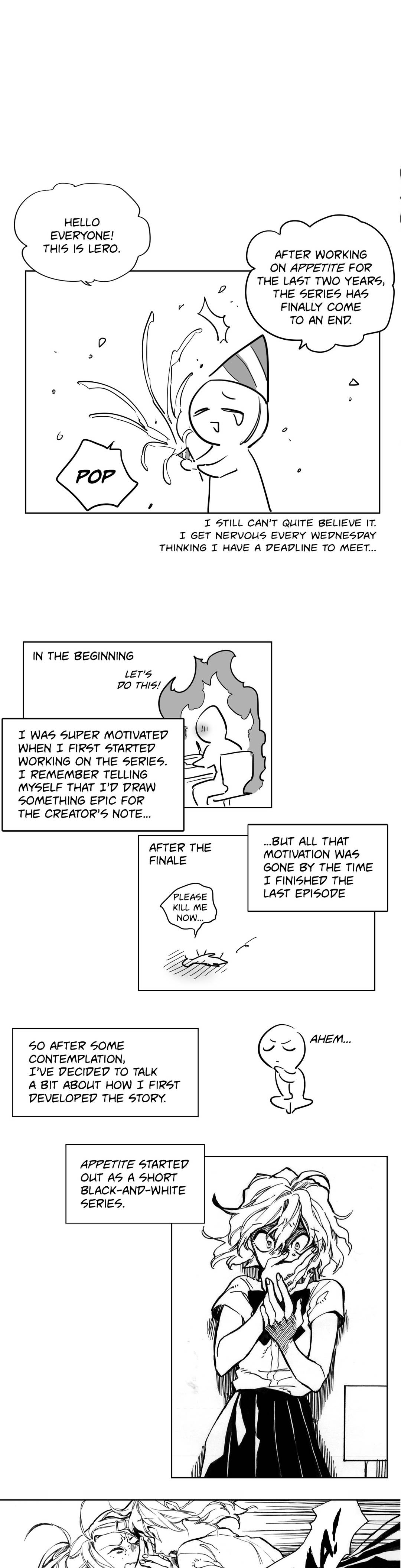 Appetite Chapter 99.5 - Epilogue - Creator's Note image 0