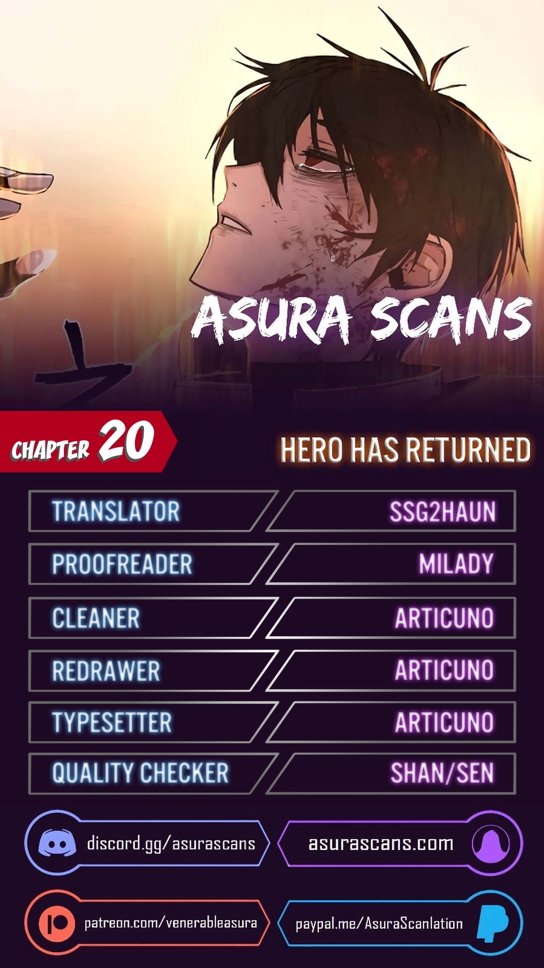 Hero Has Returned Chapter 20 image 0