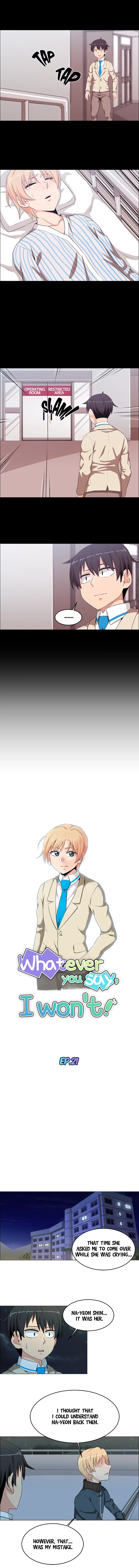Whatever you say, I won’t! Chapter 21 image 2