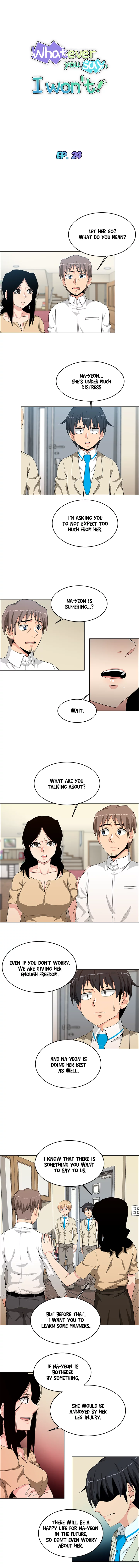 Whatever you say, I won’t! Chapter 24 image 2