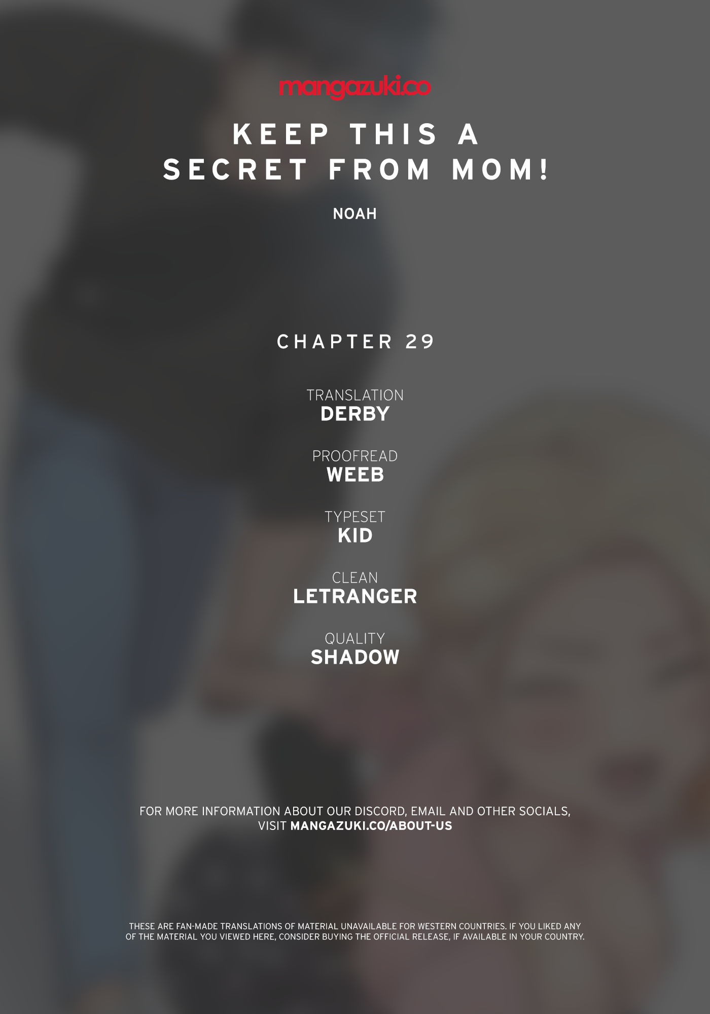 DON’T TELL MOM! Chapter 29 image 0
