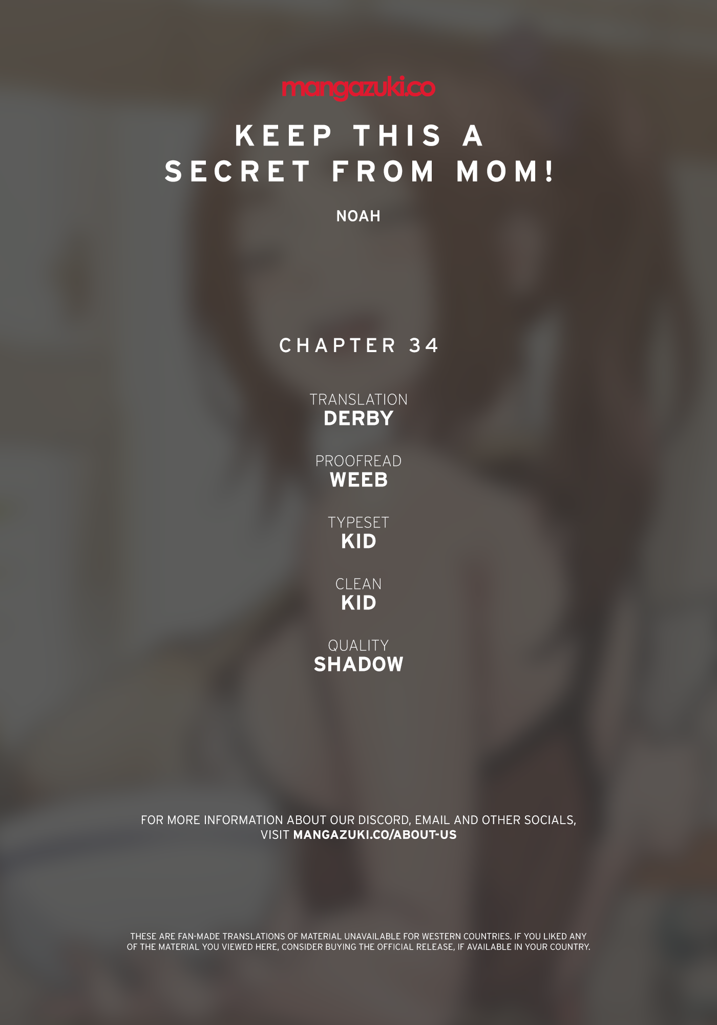 DON’T TELL MOM! Chapter 34 image 0