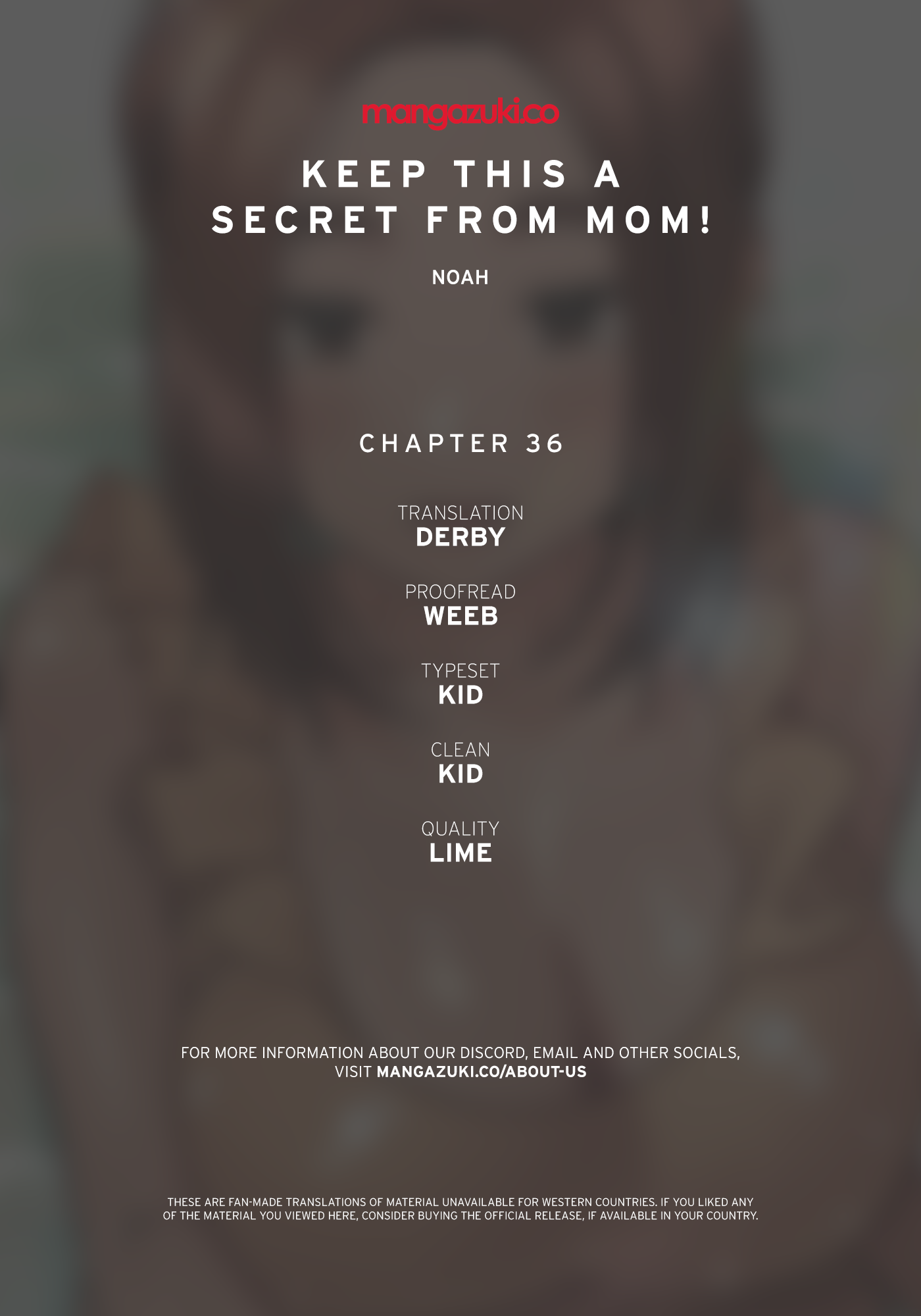DON’T TELL MOM! Chapter 36 image 0