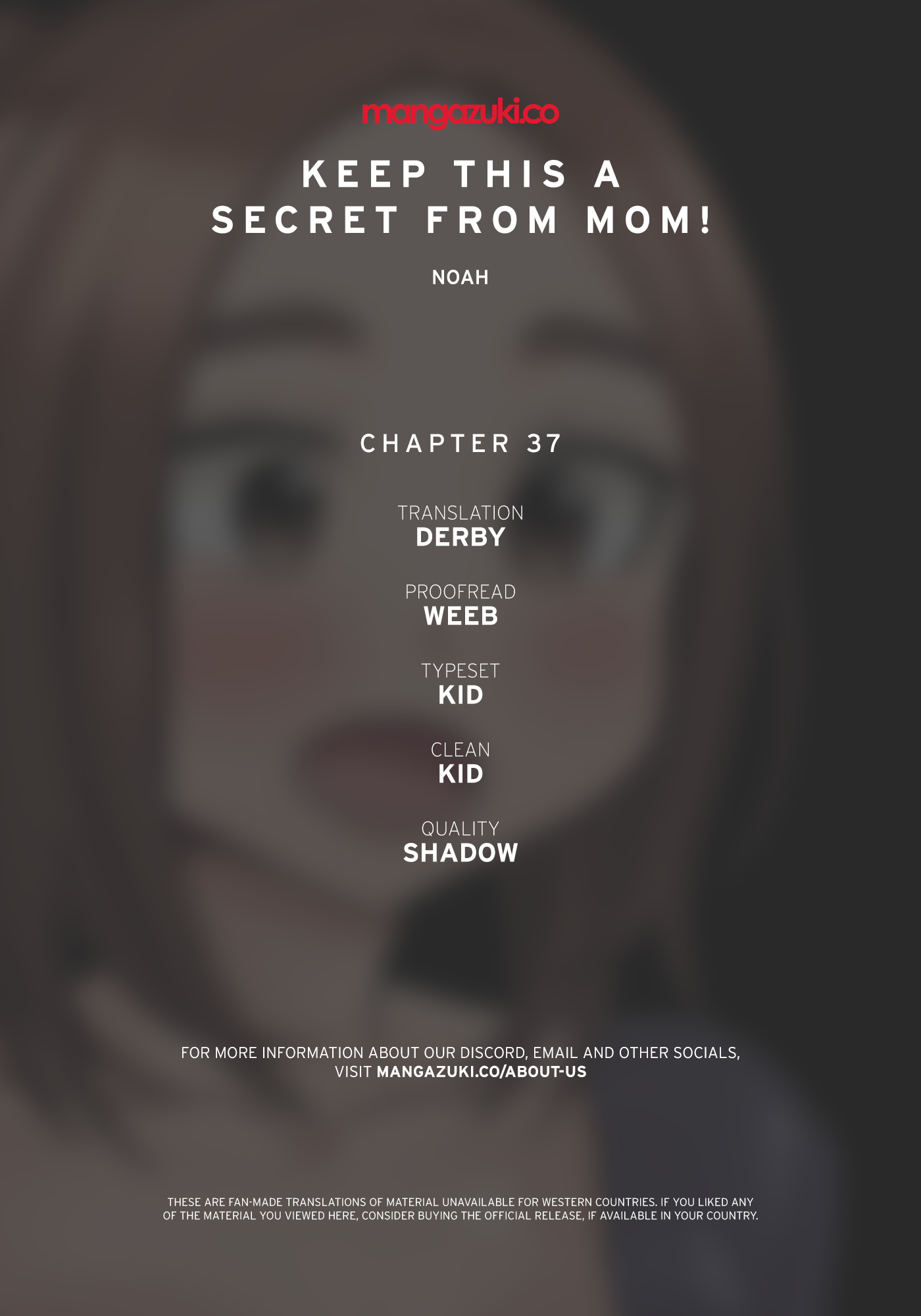 DON’T TELL MOM! Chapter 37 image 0
