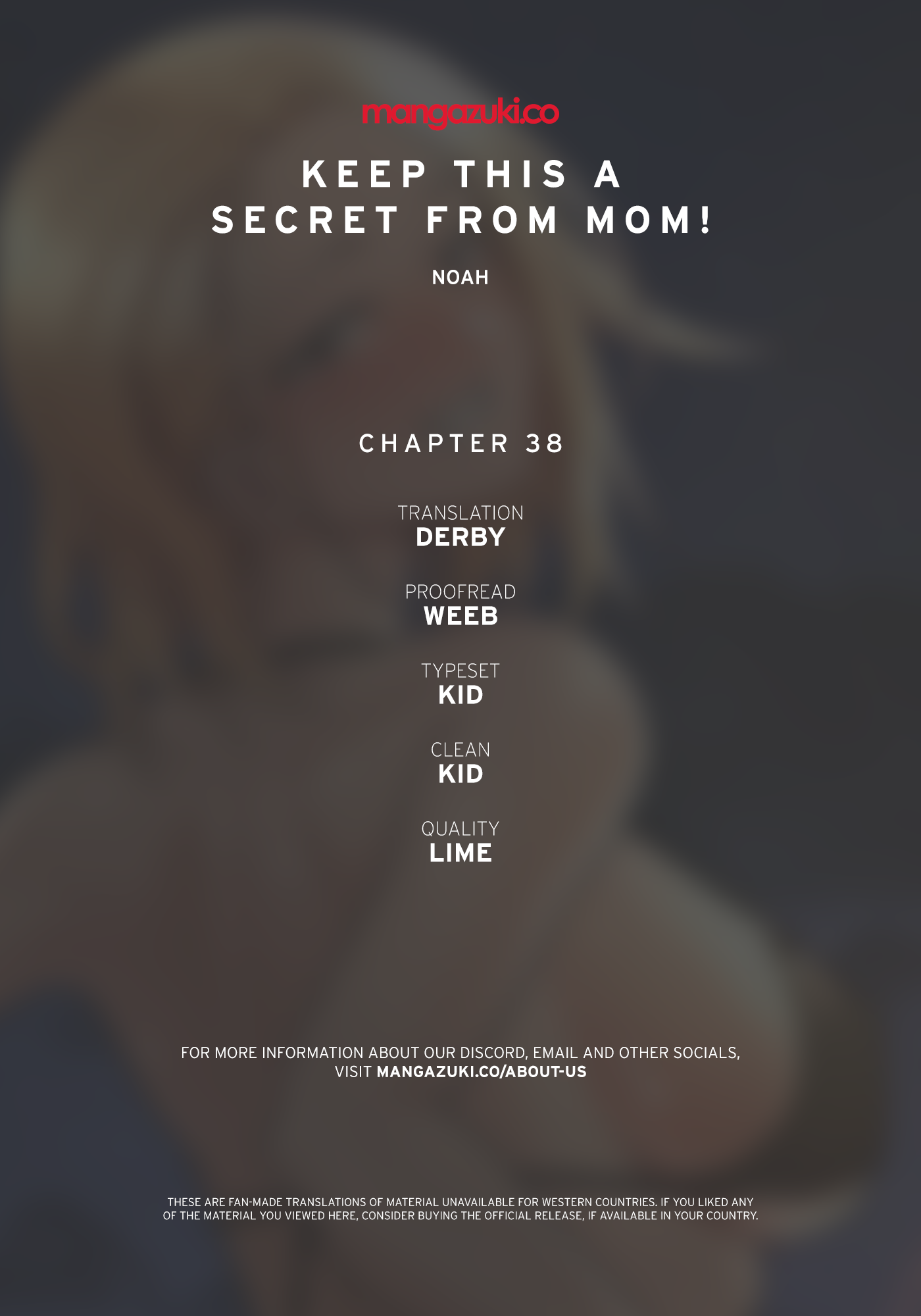 DON’T TELL MOM! Chapter 38 image 0