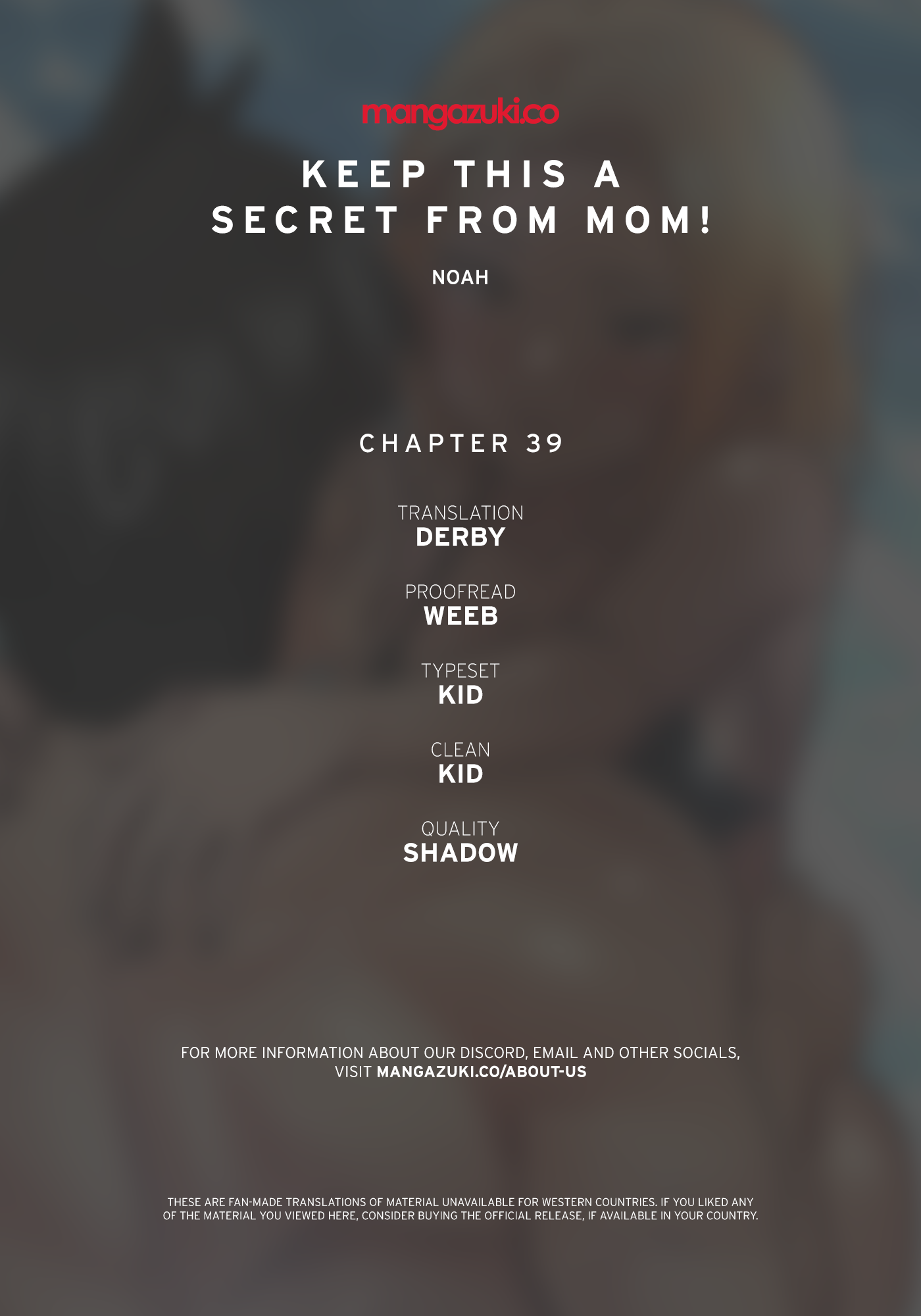 DON’T TELL MOM! Chapter 39 image 0