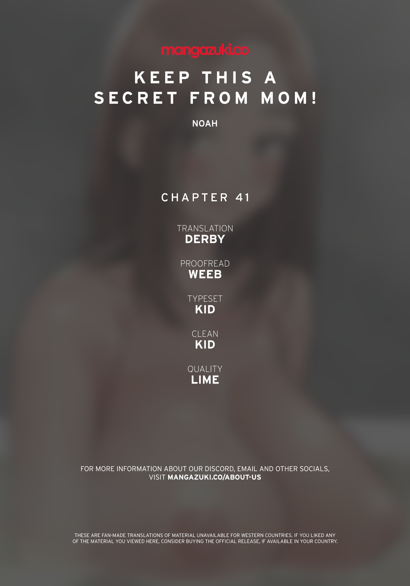 DON’T TELL MOM! Chapter 41 image 0