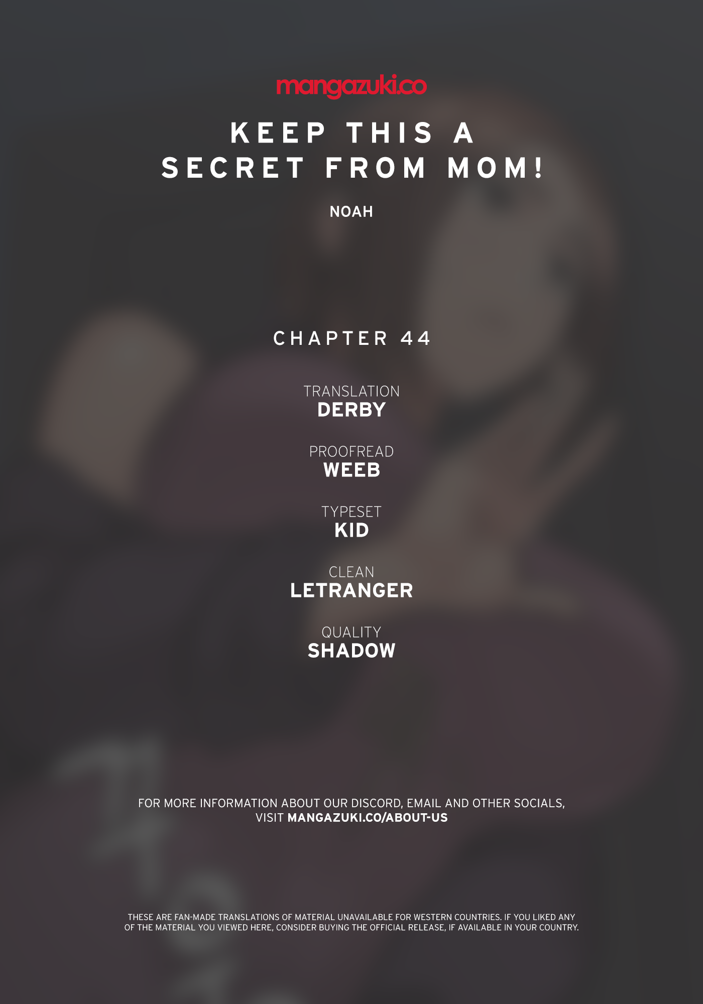 DON’T TELL MOM! Chapter 44 image 0
