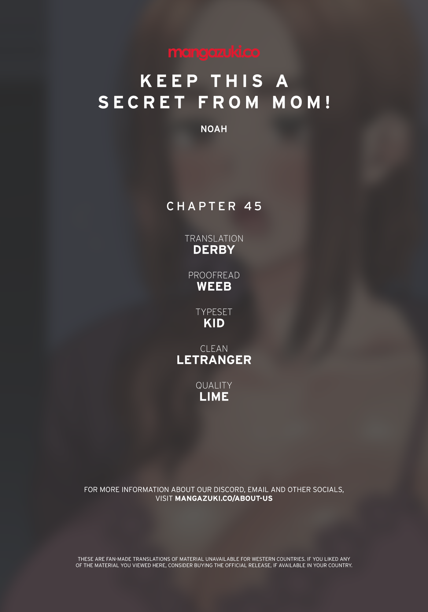 DON’T TELL MOM! Chapter 45 image 0