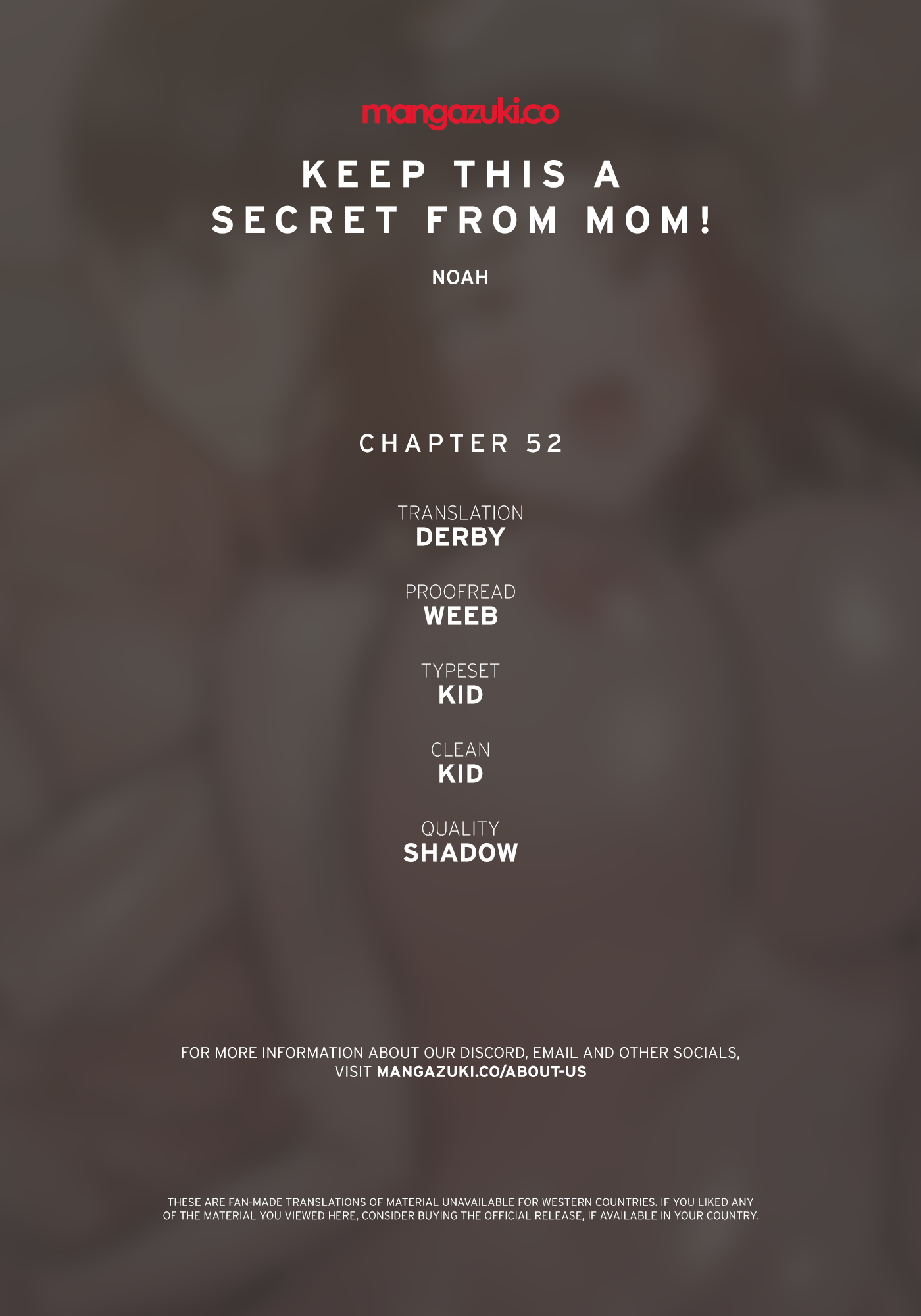DON’T TELL MOM! Chapter 52 image 0