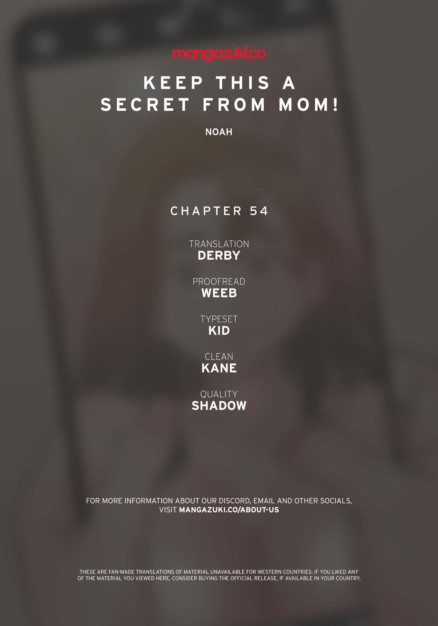 DON’T TELL MOM! Chapter 54 image 0
