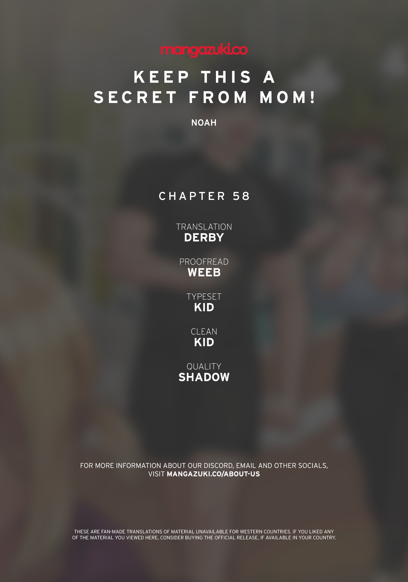 DON’T TELL MOM! Chapter 58 image 0