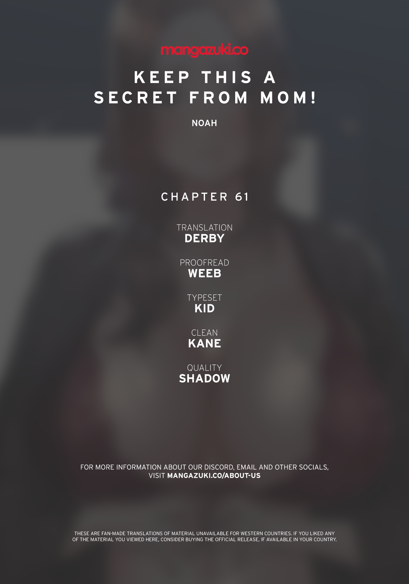 DON’T TELL MOM! Chapter 61 image 0