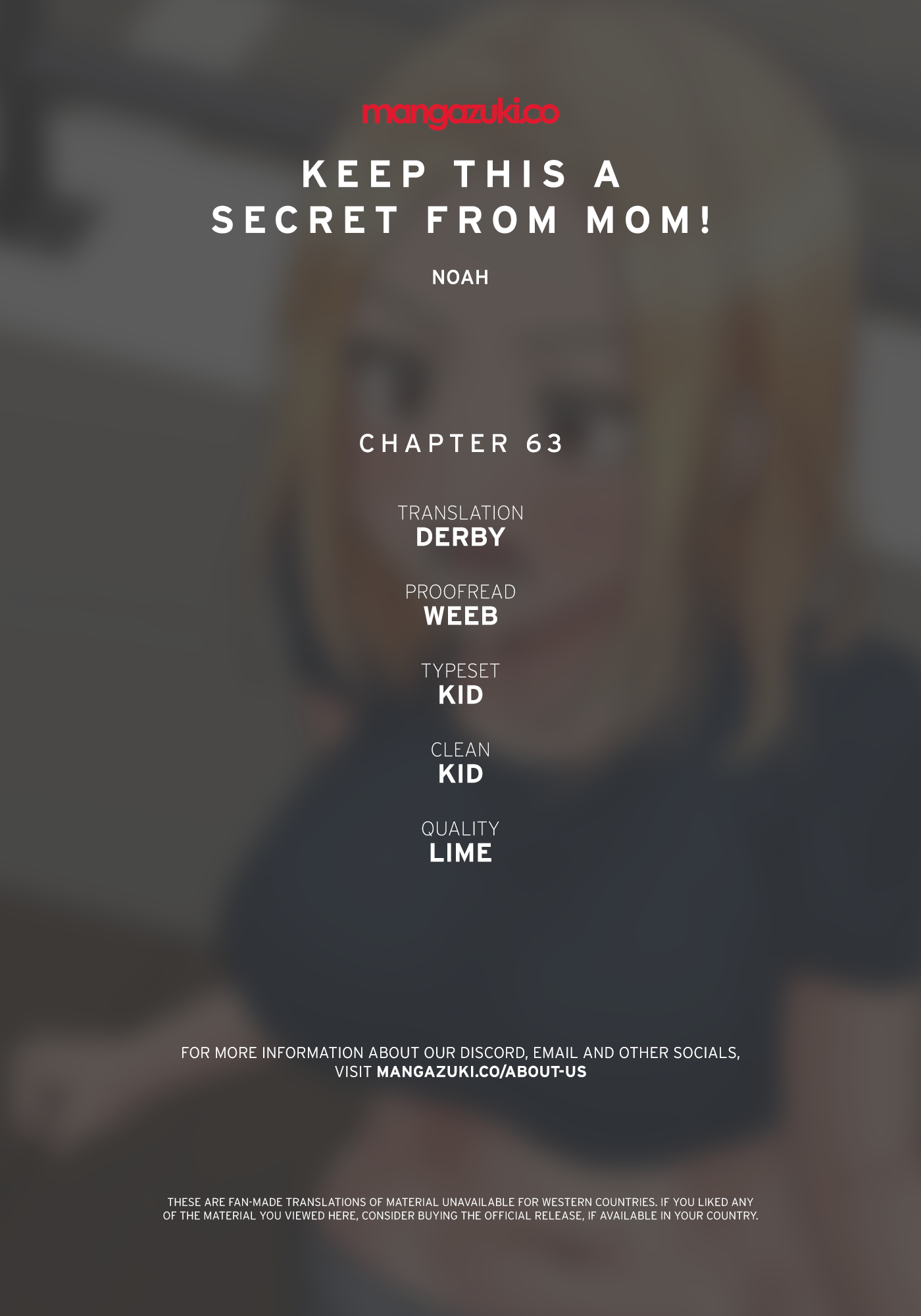 DON’T TELL MOM! Chapter 63 image 0