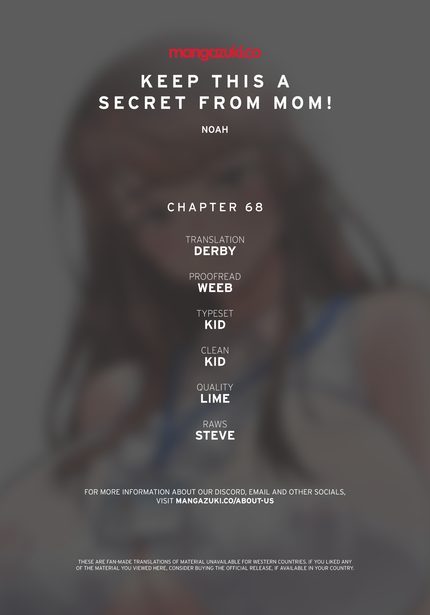 DON’T TELL MOM! Chapter 68 image 0