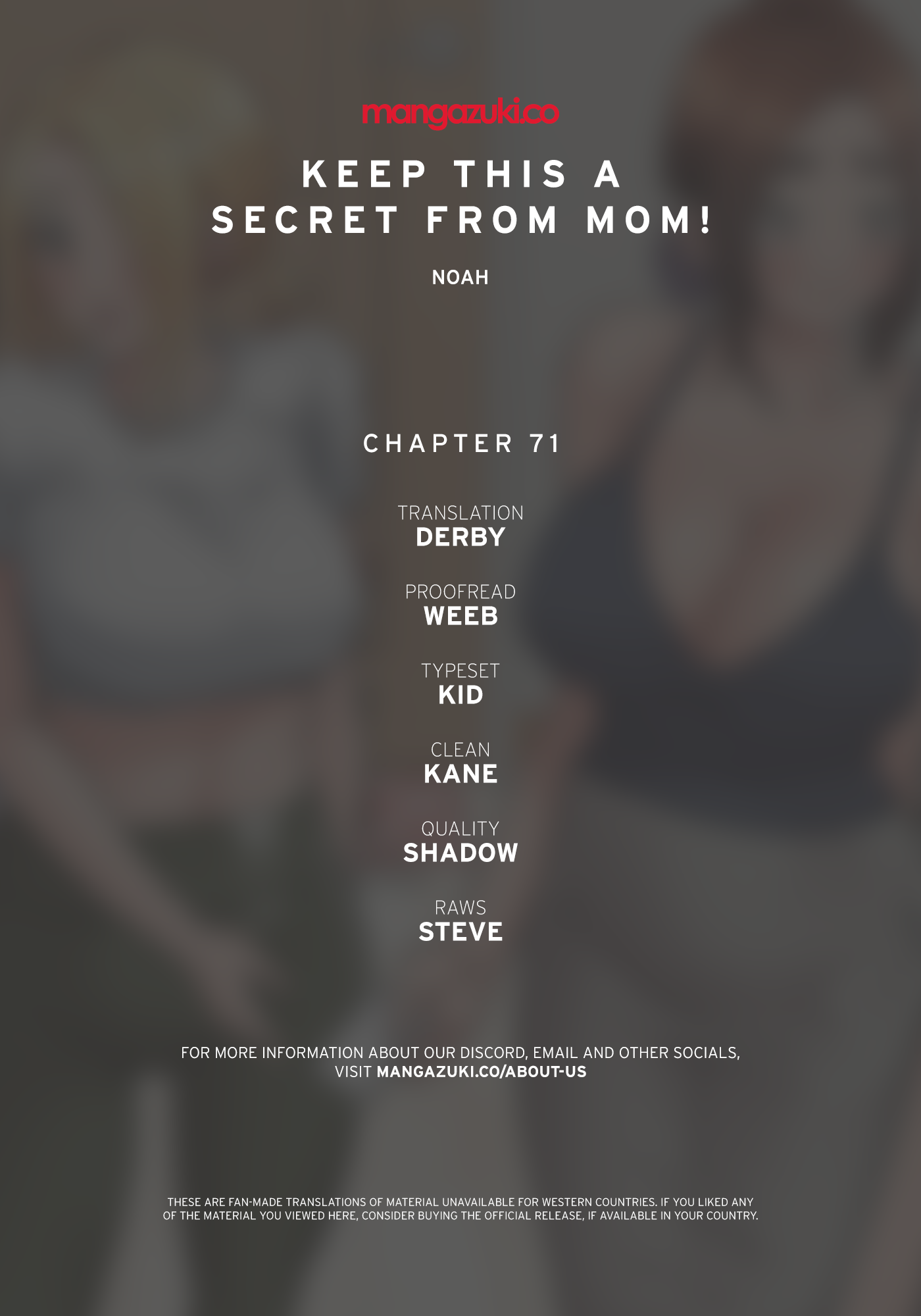 DON’T TELL MOM! Chapter 71 image 0