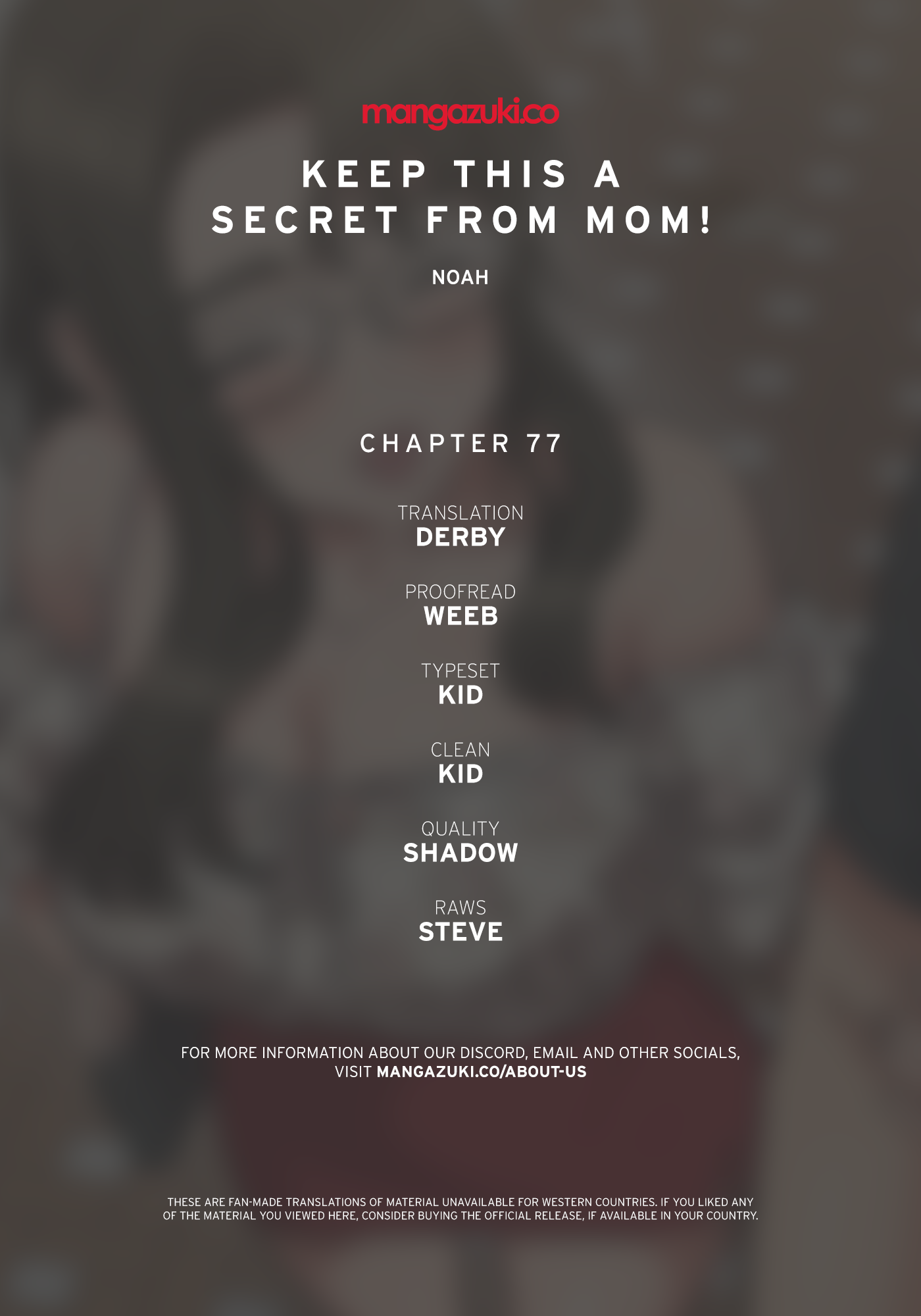 DON’T TELL MOM! Chapter 77 image 0