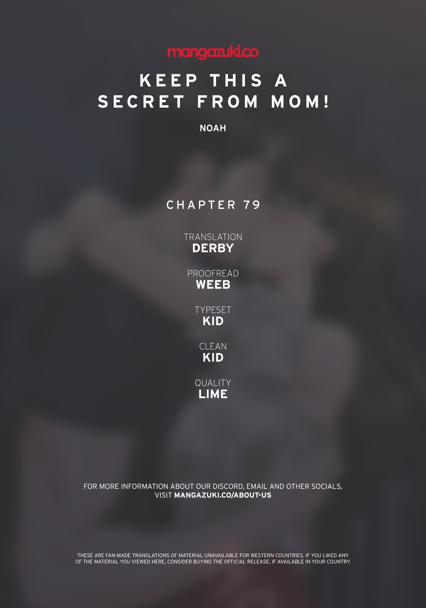 DON’T TELL MOM! Chapter 79 image 0