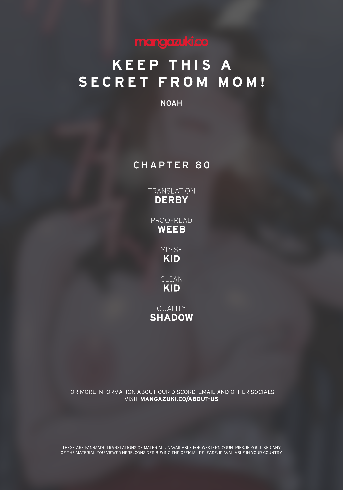 DON’T TELL MOM! Chapter 80 image 0