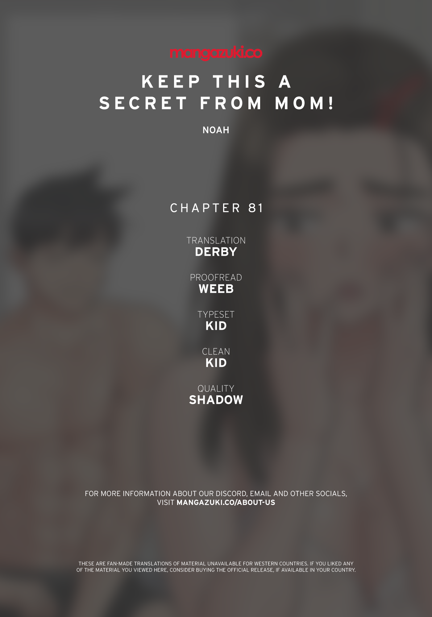 DON’T TELL MOM! Chapter 81 image 0