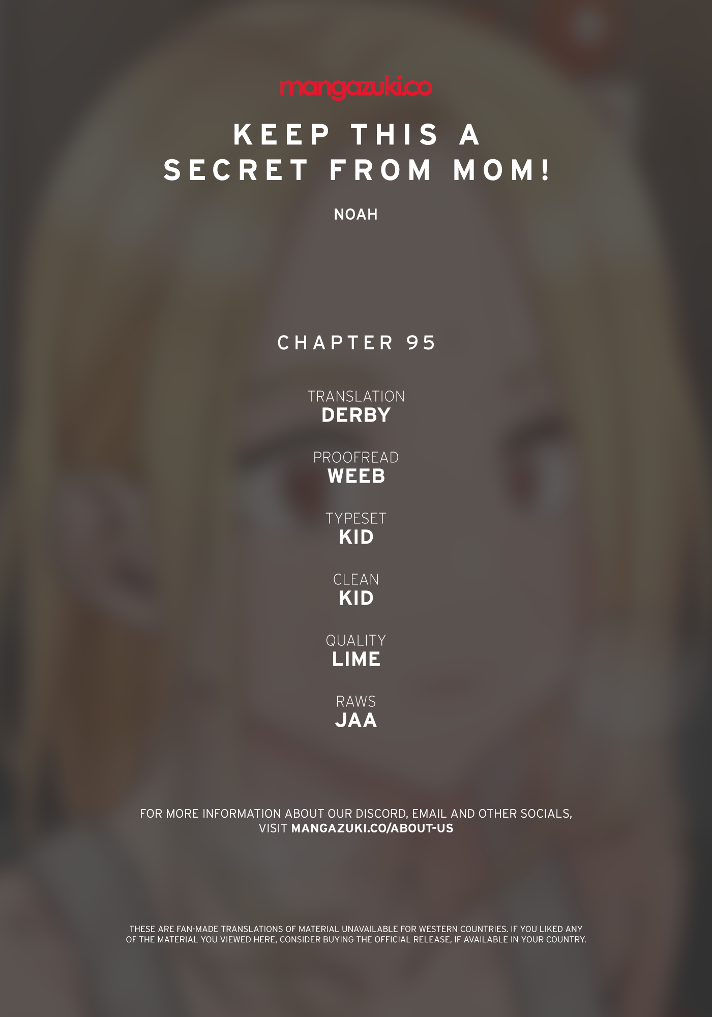 DON’T TELL MOM! Chapter 95 image 0