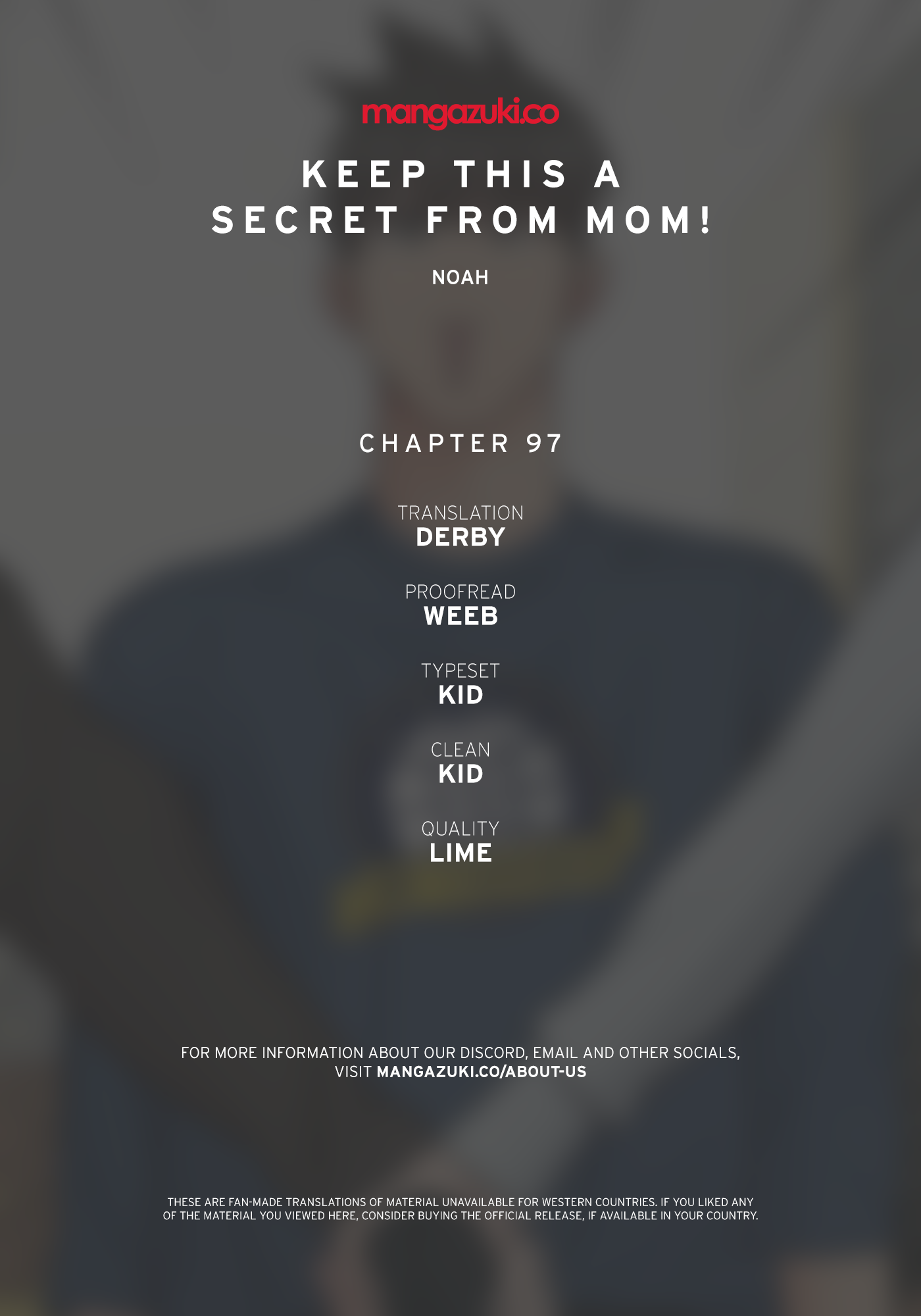 DON’T TELL MOM! Chapter 97 image 0